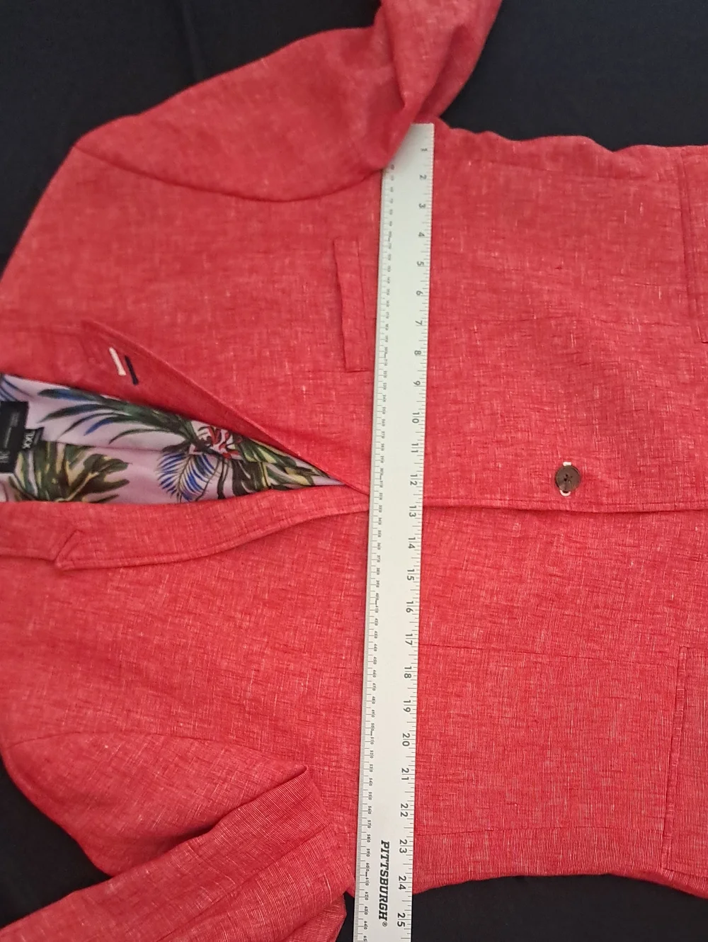 INC International Concepts red coat